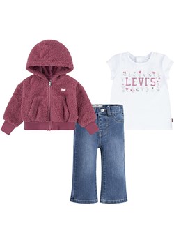 Levi&apos;s Kids 3-częściowy zestaw w kolorze biało-fioletowo-niebieskim ze sklepu Limango Polska w kategorii Odzież dla niemowląt - zdjęcie 184096749