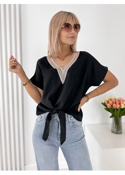 bluzka reina czarna one size ze sklepu UBRA w kategorii Bluzki damskie - zdjęcie 184097289