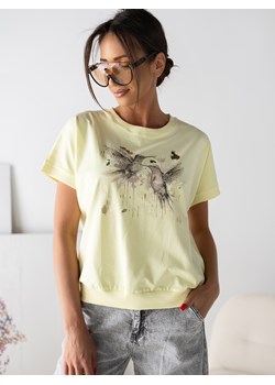 bluzka lorene żółta one size ze sklepu UBRA w kategorii Bluzki damskie - zdjęcie 184097799