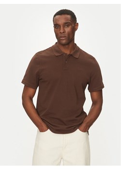 Mustang Polo Palco 1016293 Brązowy Regular Fit ze sklepu MODIVO w kategorii T-shirty męskie - zdjęcie 184098187