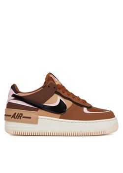 Nike Sneakersy Af1 Shadow DZ1847 200 Brązowy ze sklepu MODIVO w kategorii Buty sportowe damskie - zdjęcie 184098257