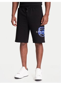 KARL LAGERFELD Szorty sportowe 705114 553904 Czarny Loose Fit ze sklepu MODIVO w kategorii Spodenki męskie - zdjęcie 184098306