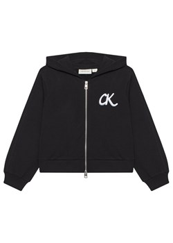 Calvin Klein Jeans Bluza IG0IG02969 D Czarny Regular Fit ze sklepu MODIVO w kategorii Bluzy dziewczęce - zdjęcie 184098339