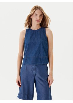 United Colors Of Benetton Bluzka 5DHJDH00Q Granatowy Regular Fit ze sklepu MODIVO w kategorii Bluzki damskie - zdjęcie 184098367