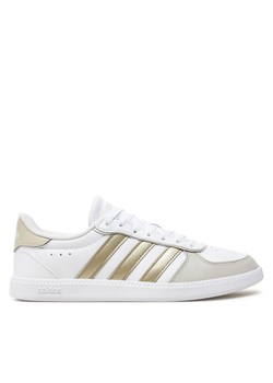 adidas Sneakersy Breaknet Sleek IH5458 Biały ze sklepu MODIVO w kategorii Buty sportowe damskie - zdjęcie 184098368