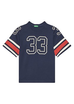 United Colors Of Benetton T-Shirt 3MI5C10OA Granatowy Relaxed Fit ze sklepu MODIVO w kategorii T-shirty chłopięce - zdjęcie 184098386