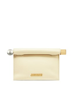 JACQUEMUS Torebka La Petite Pochette Rond C 241BA392-3171 Écru ze sklepu MODIVO w kategorii Kopertówki - zdjęcie 184098387