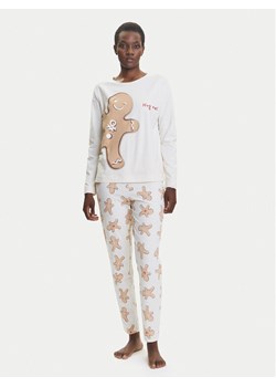 United Colors Of Benetton Piżama 3DKE3P03K Beżowy Regular Fit ze sklepu MODIVO w kategorii Piżamy damskie - zdjęcie 184098398