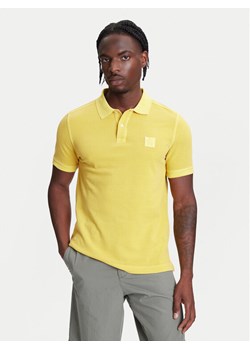 United Colors Of Benetton Polo 3089U302D Żółty Regular Fit ze sklepu MODIVO w kategorii T-shirty męskie - zdjęcie 184100736