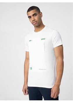4F T-Shirt 4FSS23TTSHM311 Biały Regular Fit ze sklepu MODIVO w kategorii T-shirty męskie - zdjęcie 184103287