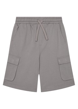 United Colors Of Benetton Szorty sportowe 39DJC902N Szary Regular Fit ze sklepu MODIVO w kategorii Spodenki chłopięce - zdjęcie 184103307