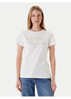 Guess T-Shirt V5YI03 I3Z14 Biały Regular Fit ze sklepu MODIVO w kategorii Bluzki damskie - zdjęcie 184103428