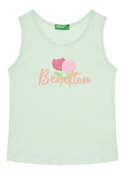 United Colors Of Benetton Top 3I1XGH012 Zielony Regular Fit ze sklepu MODIVO w kategorii Bluzki dziewczęce - zdjęcie 184103497