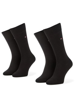 Tommy Hilfiger Zestaw 2 par wysokich skarpet męskich 371111 Czarny ze sklepu MODIVO w kategorii Skarpetki męskie - zdjęcie 184105437