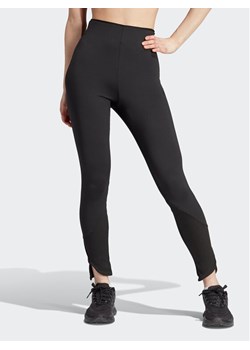 adidas Legginsy HZ2858 Czarny Slim Fit ze sklepu MODIVO w kategorii Spodnie damskie - zdjęcie 184105489