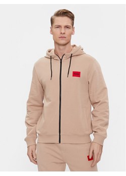 Hugo Bluza Daple212 50447972 Beżowy Regular Fit ze sklepu MODIVO w kategorii Bluzy męskie - zdjęcie 184105586