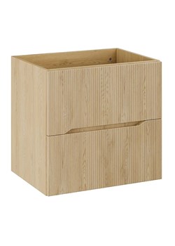 Wisząca szafka pod umywalkę dąb Cremona N4-K79 ze sklepu Edinos.pl w kategorii Szafki i regały łazienkowe - zdjęcie 184106967