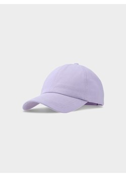 Czapka z daszkiem uniseks 4F 4FWSS25ACABU368 - fioletowa ze sklepu Sportstylestory.com w kategorii Czapki z daszkiem męskie - zdjęcie 184107477