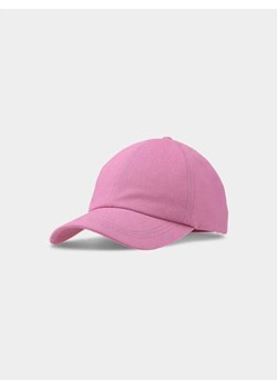 Czapka z daszkiem uniseks 4F 4FWSS25ACABU368 - różowa ze sklepu Sportstylestory.com w kategorii Czapki z daszkiem damskie - zdjęcie 184107479