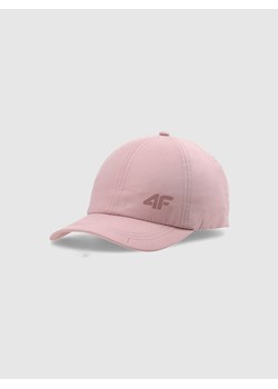 Dziecięca czapka z daszkiem 4F 4FJWSS25ACABU386 - różowa ze sklepu Sportstylestory.com w kategorii Czapki dziecięce - zdjęcie 184107508