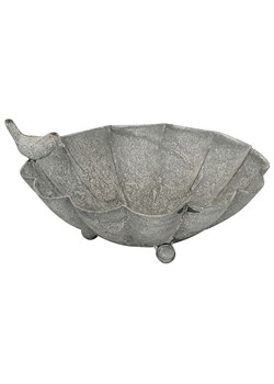 POSIWIO Poidełko w kolorze szarym dla ptaków - 26 x 12,5 x 24 cm ze sklepu Limango Polska w kategorii Dekoracje i akcesoria ogrodowe - zdjęcie 184107749