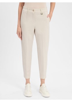 JOOP! Spodnie - Petunia Kobiety wiskoza beżowy w kratkę ze sklepu vangraaf w kategorii Spodnie damskie - zdjęcie 184109036