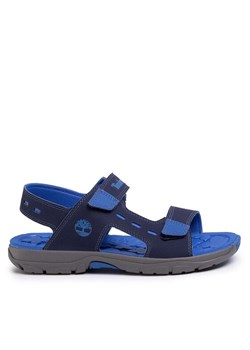 Sandały Timberland Moss Jump 2 Strap Sandal TB0A1YNS0191 Granatowy ze sklepu eobuwie.pl w kategorii Sandały dziecięce - zdjęcie 184109935