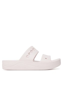 Klapki Crocs BAYA PLATFORM SANDAL 208188-6PI Różowy ze sklepu eobuwie.pl w kategorii Klapki damskie - zdjęcie 184109988