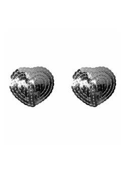 Cekinowe srebrne osłonki na biust Pasties Burlesque Rand Silver, Lola Games - id: 147921 - marki Lola Games - 184111435 Cekinowe srebrne osłonki na biust Pasties Burlesque Rand Silver, Lola Games ze sklepu Intymna w kategorii Kolczyki - zdjęcie 184111435