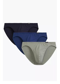 Atlantic 3-pack slipy męskie mini 3MP-119-GRA/NIEC/KHAJ, Kolor multicolour, Rozmiar S, ATLANTIC ze sklepu Intymna w kategorii Majtki męskie - zdjęcie 184111648