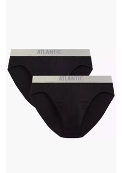 Atlantic 2-pack czarne slipy męskie 2BMP-013, Kolor czarny, Rozmiar S, ATLANTIC ze sklepu Intymna w kategorii Majtki męskie - zdjęcie 184111658