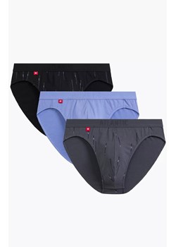 Atlantic 3-pack slipy męskie sport 3MP-193-CZA/DENJ/GRF, Kolor multicolour, Rozmiar S, ATLANTIC ze sklepu Intymna w kategorii Majtki męskie - zdjęcie 184111665