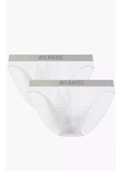 Atlantic 2-pack białe slipy męskie 2BMP-013, Kolor biały, Rozmiar S, ATLANTIC ze sklepu Intymna w kategorii Majtki męskie - zdjęcie 184111696