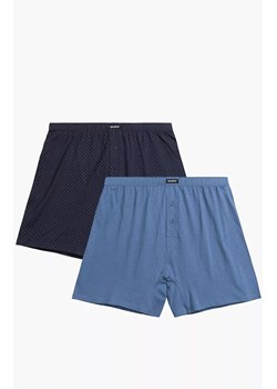 Atlantic 2-pack bokserki męskie luźne 2MBX-073-GRA/NIE, Kolor granatowo-niebieski, Rozmiar S, ATLANTIC ze sklepu Intymna w kategorii Majtki męskie - zdjęcie 184111756