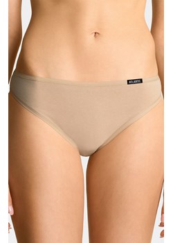 3BLP-602 bawełniane beżowe figi z niską talią 3-pack, Kolor beżowy, Rozmiar S, ATLANTIC ze sklepu Intymna w kategorii Majtki damskie - zdjęcie 184111808