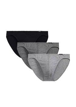 Atlantic 3-pack slipy męskie mini 3BMP-230-CZA/SZM/SZMC, Kolor czarno-szary, Rozmiar S, ATLANTIC ze sklepu Intymna w kategorii Majtki męskie - zdjęcie 184111849