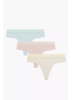 Atlantic 3-pack stringi damskie 3CLP-013-BEZ/WAN/NIEJ, Kolor multicolour, Rozmiar S, ATLANTIC ze sklepu Intymna w kategorii Majtki damskie - zdjęcie 184111896