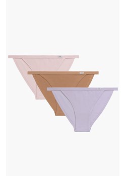 3-pack figi damskie tanga 3LP-216 ROZJ/BEZ/LAW, Kolor multicolour, Rozmiar XL, ATLANTIC ze sklepu Intymna w kategorii Majtki damskie - zdjęcie 184111909