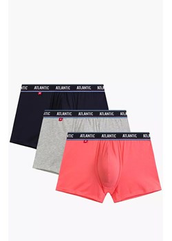 Atlantic 3-pack bokserki męskie 3MH-214-GRA/KOR/SZM, Kolor multicolour, Rozmiar M, ATLANTIC ze sklepu Intymna w kategorii Majtki męskie - zdjęcie 184111985