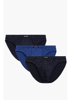 Atlantic 3-pack slipy męskie Sport 3MP-176-GRA/GRA/NIE, Kolor granatowo-niebieski, Rozmiar M, ATLANTIC ze sklepu Intymna w kategorii Majtki męskie - zdjęcie 184112006