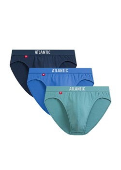 Atlantic 3-pack slipy męskie sport 3MP-094-NIE/NIEC/ZIEJ, Kolor multicolour, Rozmiar S, ATLANTIC ze sklepu Intymna w kategorii Majtki męskie - zdjęcie 184112015