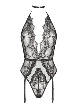 Koronkowe body damskie Adelaide teddy, Kolor czarny, Rozmiar S/M, Beauty Night ze sklepu Intymna w kategorii Body damskie - zdjęcie 184114345