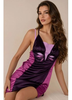 Zmysłowa koszulka damska Netiana Purple, Kolor fioletowy, Rozmiar S, LivCo Corsetti Fashion ze sklepu Intymna w kategorii Koszule nocne - zdjęcie 184115349