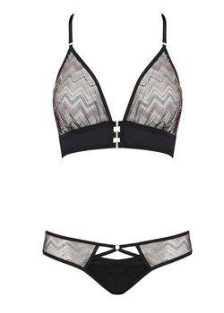 Lagerta bikini komplet, Kolor czarny, Rozmiar S/M, Casmir ze sklepu Intymna w kategorii Komplety bielizny damskiej - zdjęcie 184115657