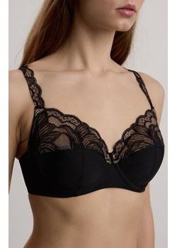 Biustonosz miękki soft czarny Fleur De Lis TB6185, Kolor czarny, Rozmiar 90B, Conte ze sklepu Intymna w kategorii Biustonosze - zdjęcie 184116599