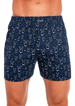 Bawełniane bokserki męskie plus size Króliczek 011/155, Kolor granatowy-wzór, Rozmiar 3XL, Cornette - id: 182655 - marki Cornette - 184116809 Bawełniane bokserki męskie plus size Króliczek 011/155, Kolor granatowy-wzór, Rozmiar 3XL, Cornette ze sklepu Intymna w kategorii Majtki męskie - zdjęcie 184116809