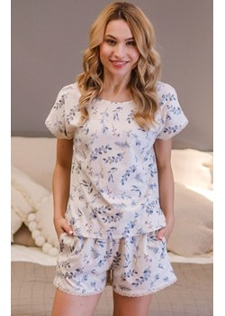 Piżama w stylu boho PM.4401.MILK, Kolor ecru-wzór, Rozmiar L, Doctor Nap ze sklepu Intymna w kategorii Piżamy damskie - zdjęcie 184117836