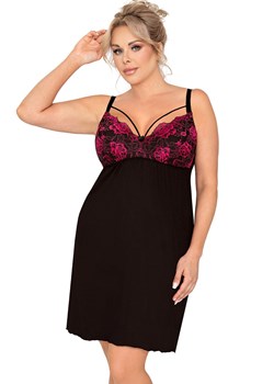 Koszula nocna damska Plus Size Candy, Kolor czarny, Rozmiar 3XL, Donna ze sklepu Intymna w kategorii Koszule nocne - zdjęcie 184118517