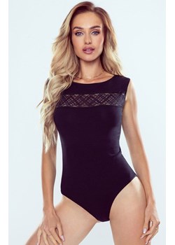 Damskie body bawełniane czarne Berna, Kolor czarny, Rozmiar S, Eldar ze sklepu Intymna w kategorii Bluzki damskie - zdjęcie 184119088