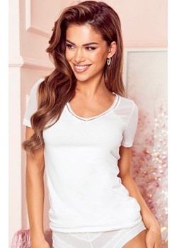 Biały t-shirt damski Dorin, Kolor biały, Rozmiar S, Eldar ze sklepu Intymna w kategorii Bluzki damskie - zdjęcie 184119205